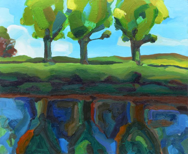 Three Trees 42.82 x 35, Giclee Print £90